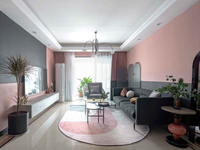 五象中央广场现代简约风格90平装修案例