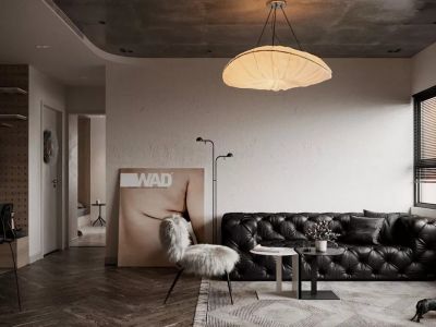 江川悦城北欧极简风格133平装修案例