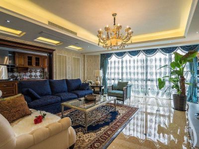 博森翰林城时尚地中海138平米四室两厅装修案例