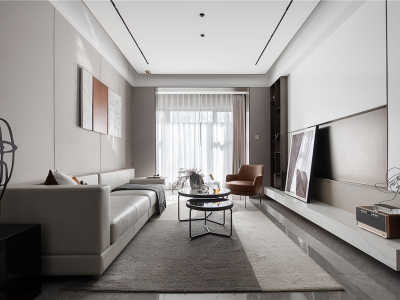 敏捷绿湖国际城现代风格142平米四室两厅装修案例