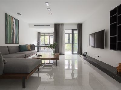 淘金半山豪庭简约风格145平米四室两厅装修案例