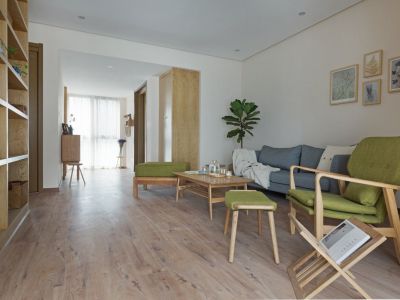 葛洲坝紫郡府日式风格143平米四室两厅装修案例