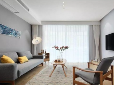 世茂悦滨江日式风格三居室125平米装修效果图案例