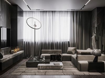 中南十洲现代极简风格146平装修案例