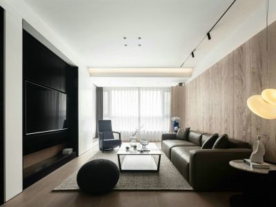 华润悅玺145平四居室现代风格装修案例