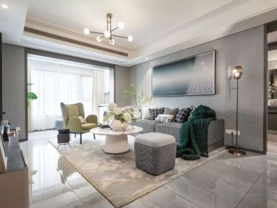 丽雅·江宸现代风格118平米装修案例