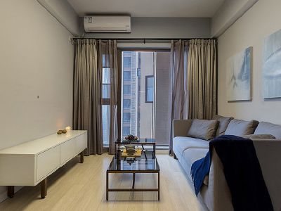 永新新村简约风格86平米三居室装修案例