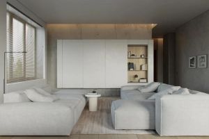 [大连铭一达装饰]124平二居室装修案例，简单装修也很有档次！