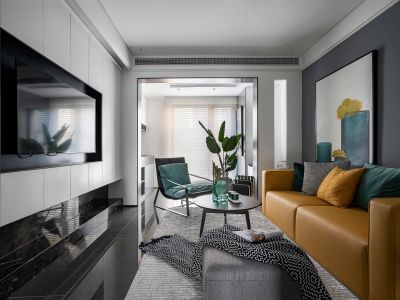 碧桂园·江山赋现代风格127平米装修案例