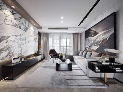 丽雅·龍璟台现代风格105平米装修案例