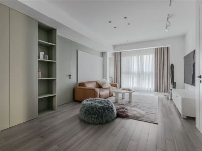 远大凤玺湾(二期)120平三居室简约风格装修案例