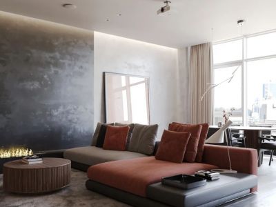 山煤上德院180平三居室现代风格装修案例