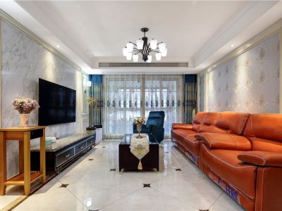 金华花园149平美式风格四居室装修案例