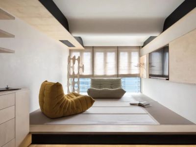 融科玖玖派90平米两居室简约风格装修案例