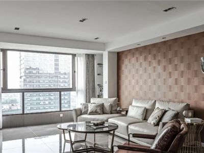 恒大绿洲120平现代风格三居室装修案例