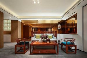 [北京优廷装饰]300㎡新中式风格别墅设计，满满的中式质感！