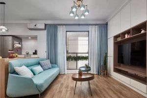 [北京江海兄弟装饰]123㎡北欧风格设计，清爽搭配，很温馨！