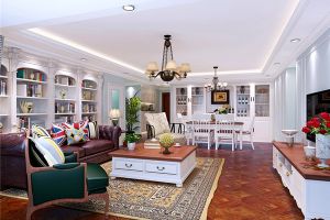 [元洲装饰]132㎡简约美式设计，明亮有质感！