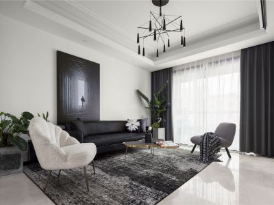 万科紫台现代风四居室152平米设计效果图案例