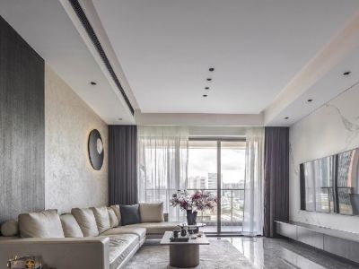 雍江皇庭102平米现代风格装修案例