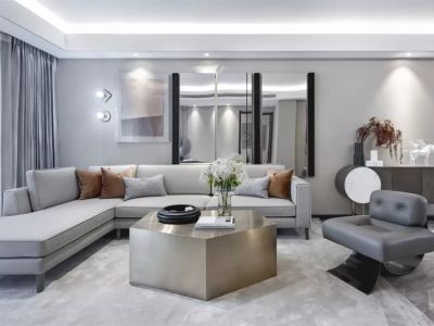 碧桂园云栖隐山简约风格120平米装修案例