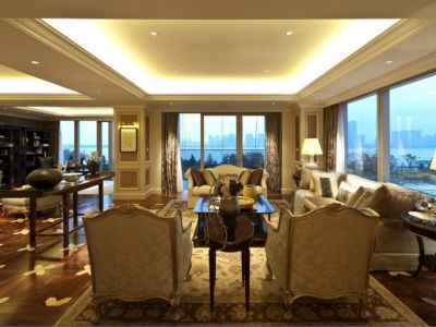 浅水湾山庄欧式风格238平米别墅装修案例