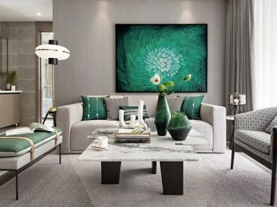 利航观棠现代风格113平米装修案例