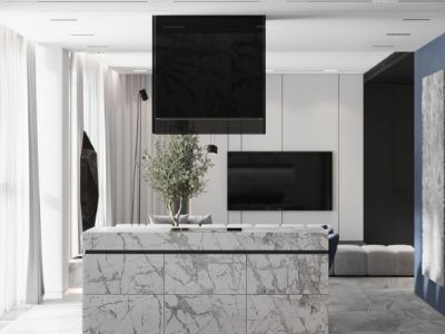 书香一品104平米现代简约风装修效果