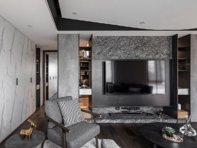 真宏小区103平米现代风格装修案例