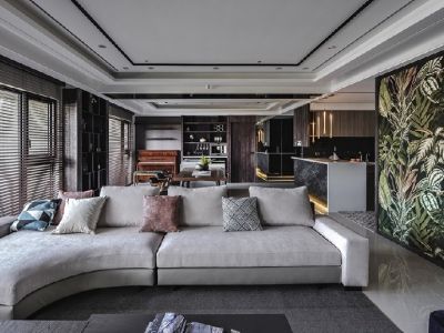 方正家园139平米混搭风格装修案例