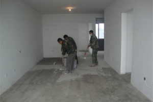 [杭州尚层别墅装饰]水泥地面起砂该如何处理？原因是什么？