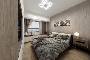 [美名腾装饰]色彩应用恰当，也能弥补卧室的缺陷！