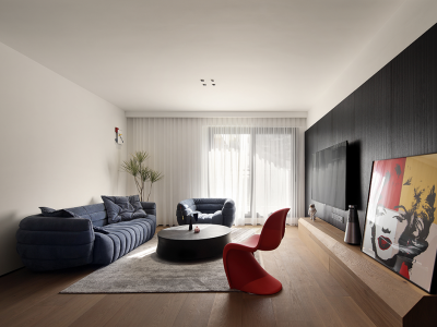 铂爵公馆现代简约风格140平装修案例