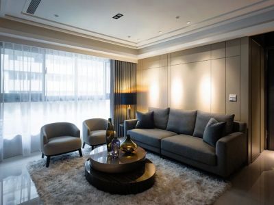 长基听棠现代简约风格168平装修案例