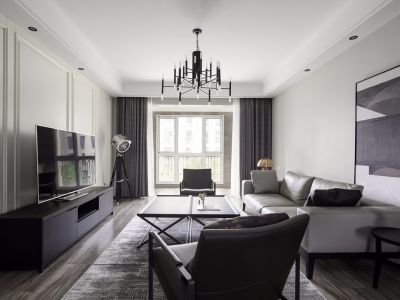 金科集美天樾110平米现代简约三居室装修案例