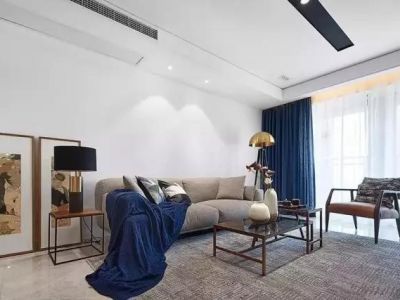 中骏世界城现代风格四居室141平米装修效果图案例