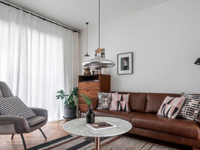 美地芳邻120平米北欧风格三居室装修案例