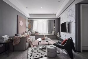 [泰成装饰]108平的现代轻奢风三居室案例，轻奢有格调的家