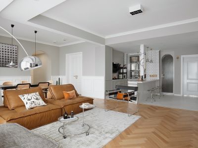 金科世界城103平北欧风格三居室装修案例