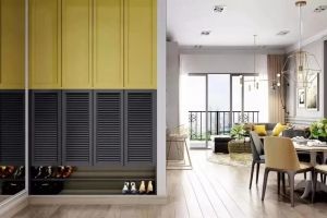 [邢台荣华装饰公司]门厅柜这样设计，简直不要太方便！