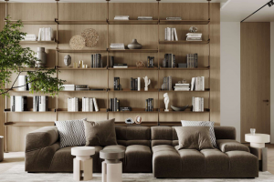 [南京爱空间装饰]200平平层简约装修，原木风设计优雅大气！