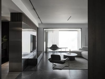 长基听棠现代简约风格121平装修案例