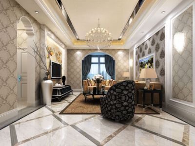 天昱凤凰城四居室欧式风格170平米复式装修案例