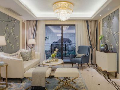 大名城欧式风格200平米复式装修案例