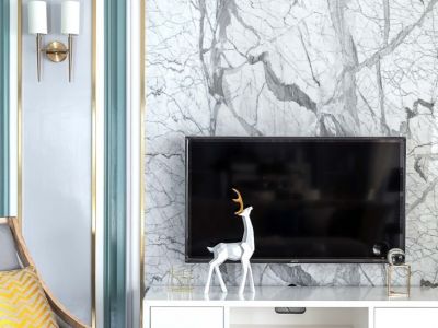 荣盛锦绣南山130平米欧式风格三居室装修案例