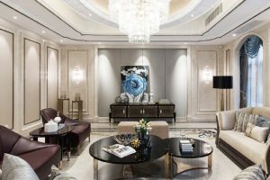 [无锡紫苹果装饰]【优秀设计作品】混搭风格装修案例，在变化中提现奢华