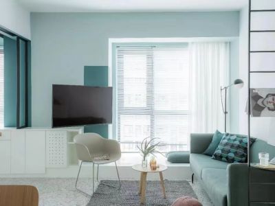 汇通苑75㎡现代风格两居室装修案例