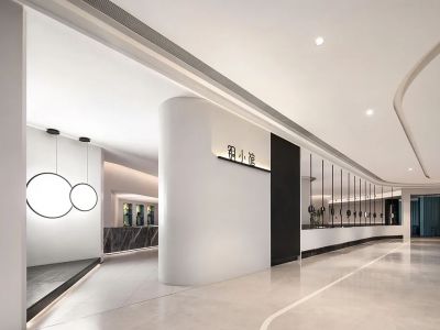 中餐厅300平米极简风格装修案例