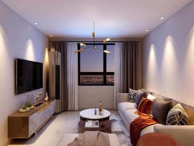 东润国际80平二居室现代风格装修案例