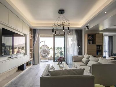 千度东山晴165㎡四居室北欧风格装修案例